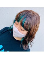 ヘアーメイク ララ(HAIR MAKE LALA) バングインナーカラー