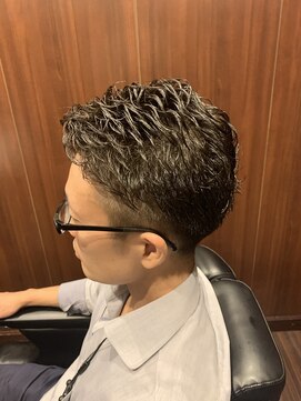 ヒロギンザ 田町店(HIRO GINZA) 七三ショートパーマ