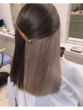 ヘアー リゾート グロウ(hair resort GROW) 【GROW緑橋】インナーカラー☆ミルクティーベージュ