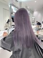 チューン 銀座(TUNE) pearl lavender 2bleach 大人気ラベンダ@ryon.hair