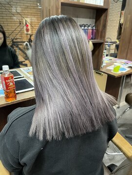 ラフ(LAFF) #黒髪#ボブルフ#ネビージュ#小顔#ワンレン