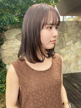 トップヘアスパアンドリゾート 鳴海(TOP HAIR spa&resort) 内巻きスタイル×シルキーベージュ/20代30代40代