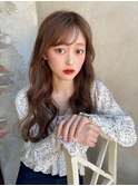 まなstyleレイヤーカットのお色気ヘア 20代30代40代　お顔まわり
