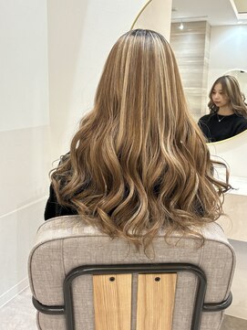 ラビス クローバー(Lovis clover) 外国人風ハイライト/ミルクティーメッシュ/