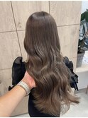 ブリーチなし×hiーtone olive beige