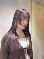 ハイプ(HYPE)&nbsp;【藤沢/湘南】インナーカラー/ホワイトラベンダー/ロングヘア