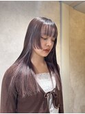 【藤沢/湘南】インナーカラー/ホワイトラベンダー/ロングヘア