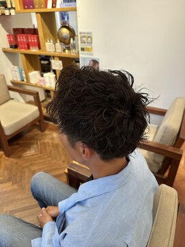 リシェールグリーン 越谷花田店(RICHAIR GREEN) カルマパーマ/ベリーショート/ダークアッシュ/ニュアンスパーマ