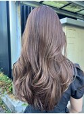 簡単スタイリングシースルーバング小顔ヘア