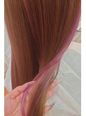 【ポイントカラー】フェイスフレーミングでお顔周りを華やかに◎