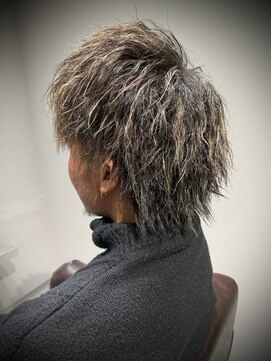 ウィム(whim) ウルフショート ツイスト×メッシュ