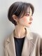 ブロウ ネックス ザ サロン 表参道(VLOW nex the salon)の写真/韓国風ショートヘア〈タンバルモリ〉切りっぱなしのデザインでトレンド感満載のhairへ＊[表参道/表参道駅]