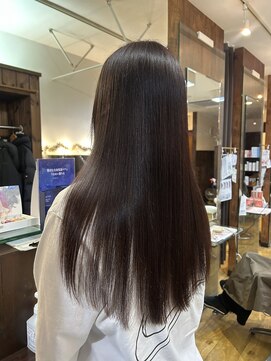 ジャストヘア ラポール 北久里浜店(just hair RAPPOR) 【青木菜月】ワンカラー　暖色カラー　髪質改善