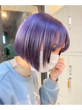 シェーン 仙台駅広瀬通店(schon) オシャレに決まるディープパープルカラー!