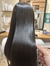 【髪質改善x縮毛矯正】煌水・ポイント艶ストレート＋カット＋スパ＋超音波Ｔr