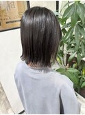切りっぱなしボブ/ボブ/ショートヘア/ショートカット/堺東