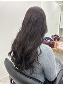大人可愛いピンクブラウン