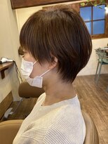 ピケ(pique)&nbsp;ナチュラルショート/グレージュカラー/段カット/20代/30代/40代