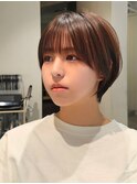 耳にかけてもサイドバングがかわいい王道鉄板ショート