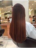 お手入れ簡単！さらツヤストレートヘア