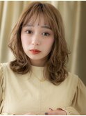 ■透明感カーキベージュくびれウルフカット47戸田公園30代40代