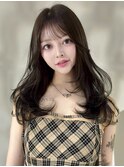 【MOE】韓国レイヤーカット×透明感艶カラー