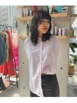 ウーフ(U-fu) ミディアム ゆるっと ナチュラルウェーブパーマ