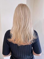 コニーズヘアサロン(Connie's Hair Salon)&nbsp;大人に似合うベージュ×オレンジのエンドカラー