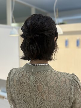 リブレ(LIBRE+hp) 【恵比寿LIBRE/ARISA】肩上ボブ×外ハネハーフアップ