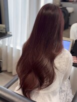 リス バイ ソヨン(Lis by SOYON)&nbsp;トレンドカラー/暖色カラー/チェリーレッド/ツヤ髪ロングヘア