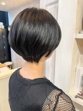 キャアリー(Caary) 福山市美容室Caaryショートカット丸みショート20代30代40代50代