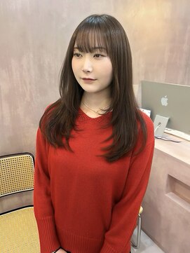 ユッカ 京橋(YUCCA) 【 YUCCA 】透明感ベージュ顔まわりレイヤーカットロング