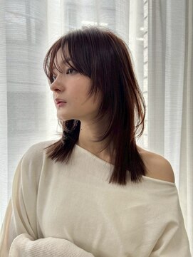 ミディアムレイヤー/レイヤースタイル/くびれヘア/表参道