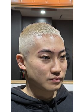 オトコデザイン(OTOKO DESIGN) ボウズフェード ハイトーンカラー メンズ