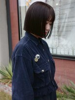 チャプター 問屋町(chapter)&nbsp;髪質改善トリートメント切りっぱなしボブミルクティーブラウン