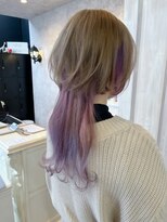 キャアリー(Caary)&nbsp;福山人気20代30代くらげウルフピンクラベンダーゆるふわロング