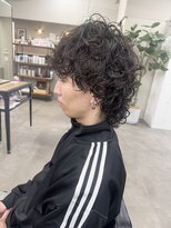 ヌークバイラヴェスト 四日市(neuk by lovest)&nbsp;【neuk服部】プードルパーマニュアンスウルフマッシュ