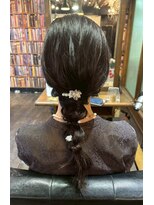 エイチエムヘアーホーム 池袋2号店(H M hair home)&nbsp;編みおろし/ヘアセット/ヘアアレンジ/結婚式ヘア/お呼ばれヘア