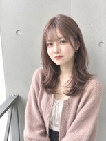 ネオリーブチノ 登戸店(Neolive cino)&nbsp;韓国風レイヤー×ピンクベージュ