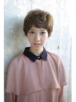 アトリエサニーデイ(atelier SUNNY DAY)&nbsp;マッシュショート/前髪あり/クセ毛風パーマ/ショートパーマ