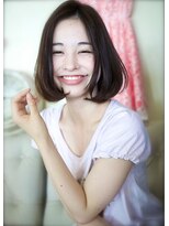 siena ダークグレージュ×ナチュラルボブ