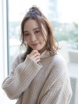 バイオレット 表参道店(Violet)&nbsp;【若井】ハーフアップお団子アレンジ