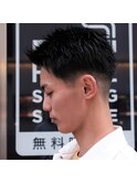 メンズ、ソフトフェードスタイル