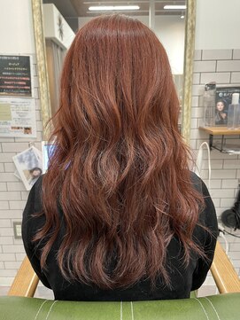 ヘアデザイン ファブロ(hair design FABRO.) レイヤースタイル×大人可愛い赤