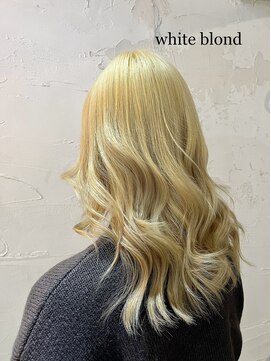 バトヘアー 渋谷本店(bat hair) ホワイトブロンド