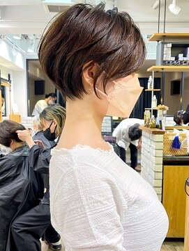 マグ ギンザ(mag ginza) 絶壁解消/ひし形/前下がり/大人ショートボブ/30代/40代★猪狩★