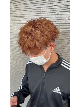 ミオ(Mio) 滋賀、南草津、メンズ美容室、波巻きツイストスパイラルパーマ