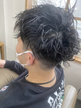 東京ヘアーサロン ツイストパーマ×メンズ