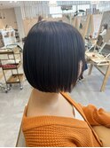 顎ラインボブ(地毛)
