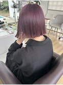 【大分】カシスラベンダー×ぱつっとボブ